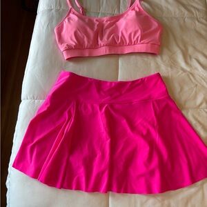Pink swimsuit